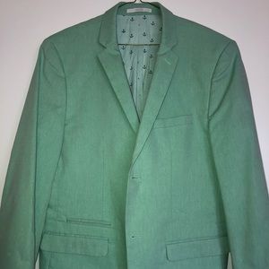 Edge Men’s Suit Jacket & Pocket Square